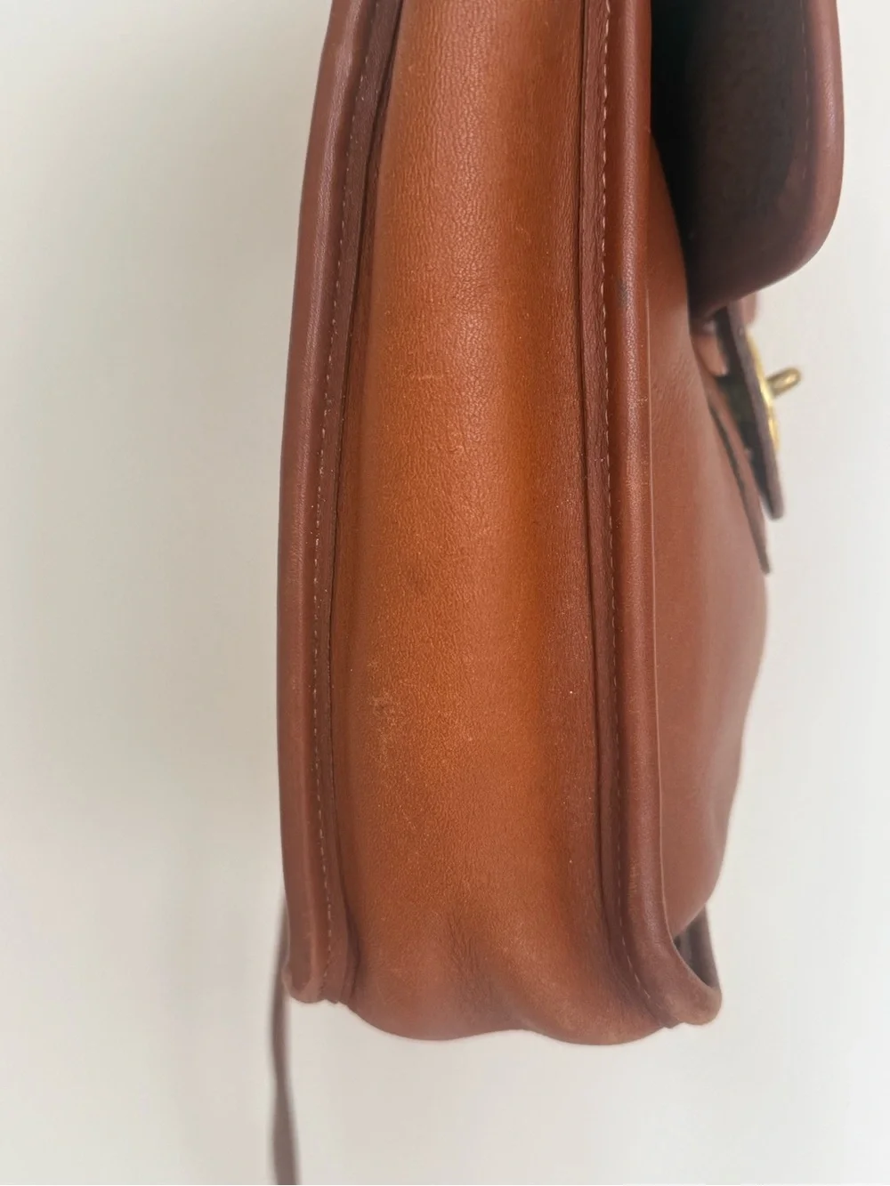 Vintage Coach Murphy Bag Style 323 British Tan Leather Crossbody